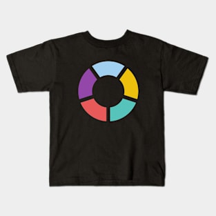 Circular Rotation Concept Illustration Infographic Vector Kids T-Shirt